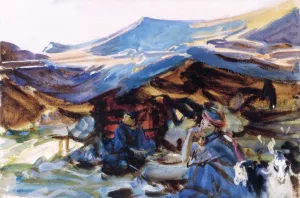 Bedouin Women by John Singer Sargent - Hand-Painted Oil Painting Reproduction