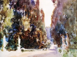 Boboli Gardens II by Oil Painting Reproduction