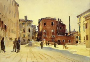 Campo Dei Gesuiti by John Singer Sargent Oil Painting Reproduction