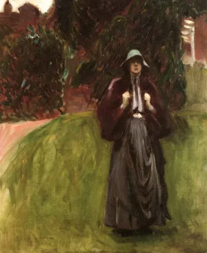 Clementina Austruther-Thompson Sketch by Oil Painting Reproduction