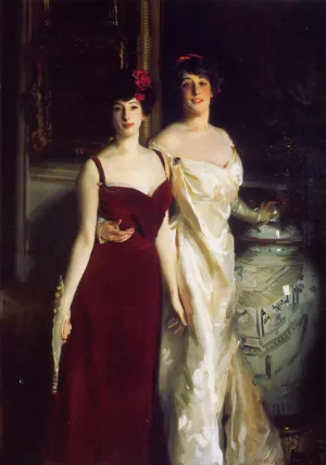 Ena and Betty, Daughters of Asher and Mrs. Wertheimer by Oil Painting Reproduction