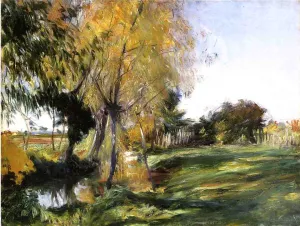 Landscape at Broadway by John Singer Sargent - Hand-Painted Oil Painting Reproduction
