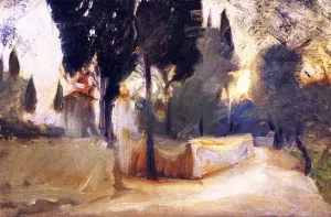Landscape Sketch by John Singer Sargent Oil Painting Reproduction