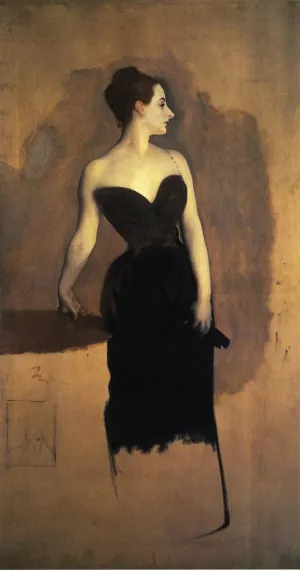 Madame Gautreau Unfinished by John Singer Sargent - Hand-Painted Oil Painting Reproduction