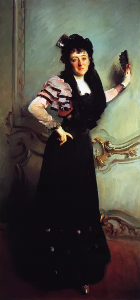 Mrs. Walter Bacon Virginia Purdy Barker by Oil Painting Reproduction