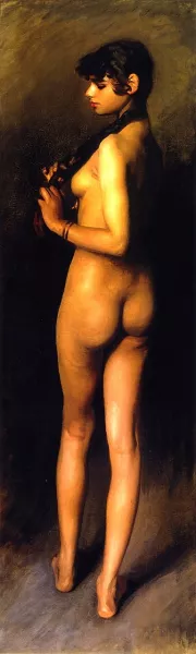 Nude Study of an Egyptian Girl by John Singer Sargent Oil Painting Reproduction
