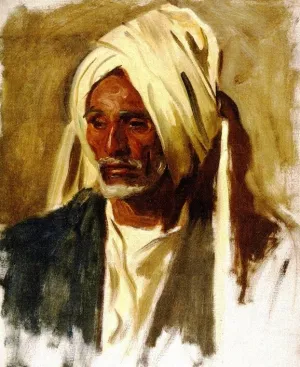 Old Man with a White Beard by Oil Painting Reproduction