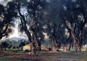 Olive Trees at Corfu by John Singer Sargent - Hand-Painted Oil Painting Reproduction