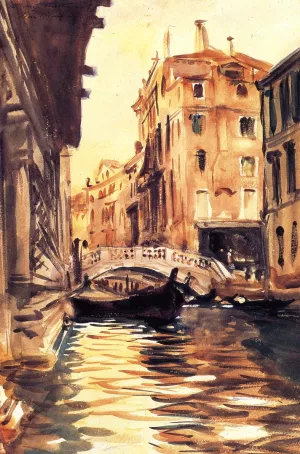 Ponte della Canonica by John Singer Sargent - Hand-Painted Oil Painting Reproduction
