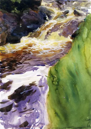 Rushing Water by John Singer Sargent Oil Painting Reproduction