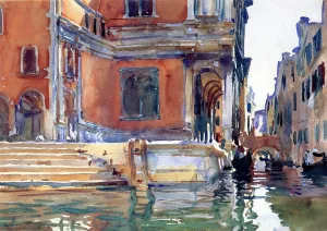 Scuola di San Rocco by John Singer Sargent - Hand-Painted Oil Painting Reproduction