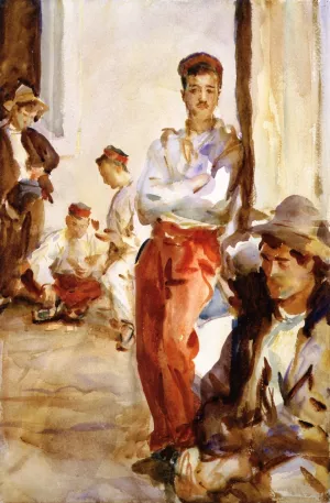 Spanish Soldiers by John Singer Sargent Oil Painting Reproduction