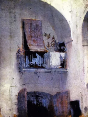 The Balcony by John Singer Sargent Oil Painting Reproduction