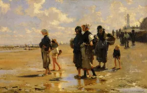 The Oyster Gatherers of Cancale by John Singer Sargent Oil Painting Reproduction