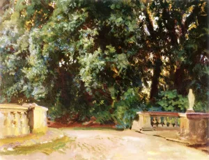 Villa Torlonia, Frascati 2 by John Singer Sargent Oil Painting Reproduction